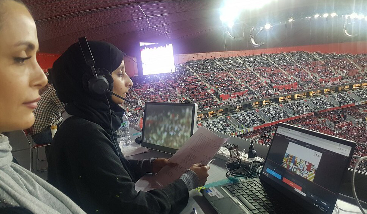 QF Provides Audio Description Service for Blind and Visually Impaired During Tournament